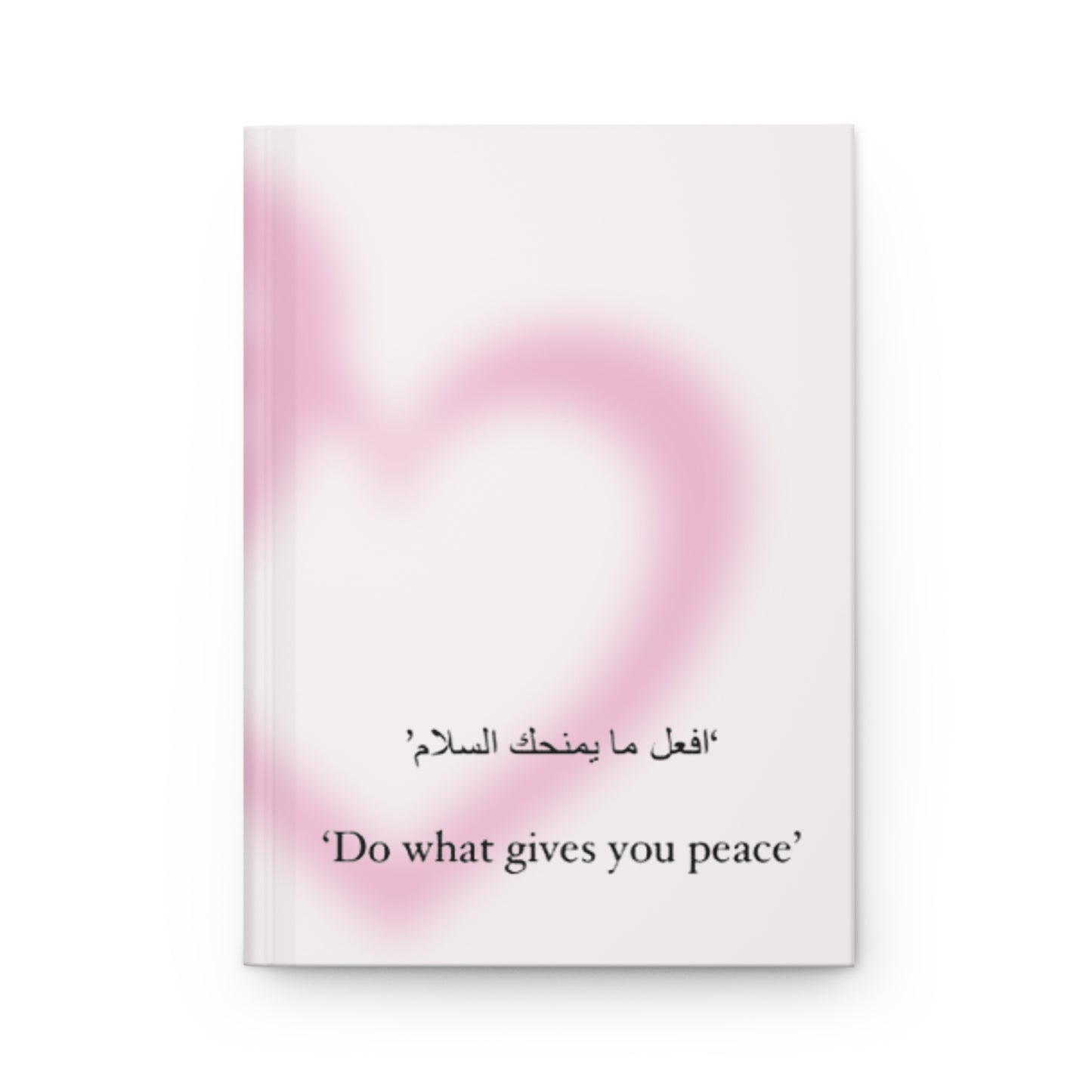 Matte Journal - Peace and Happiness Quote