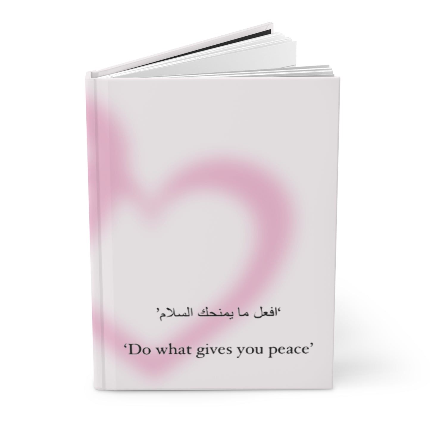 Matte Journal - Peace and Happiness Quote