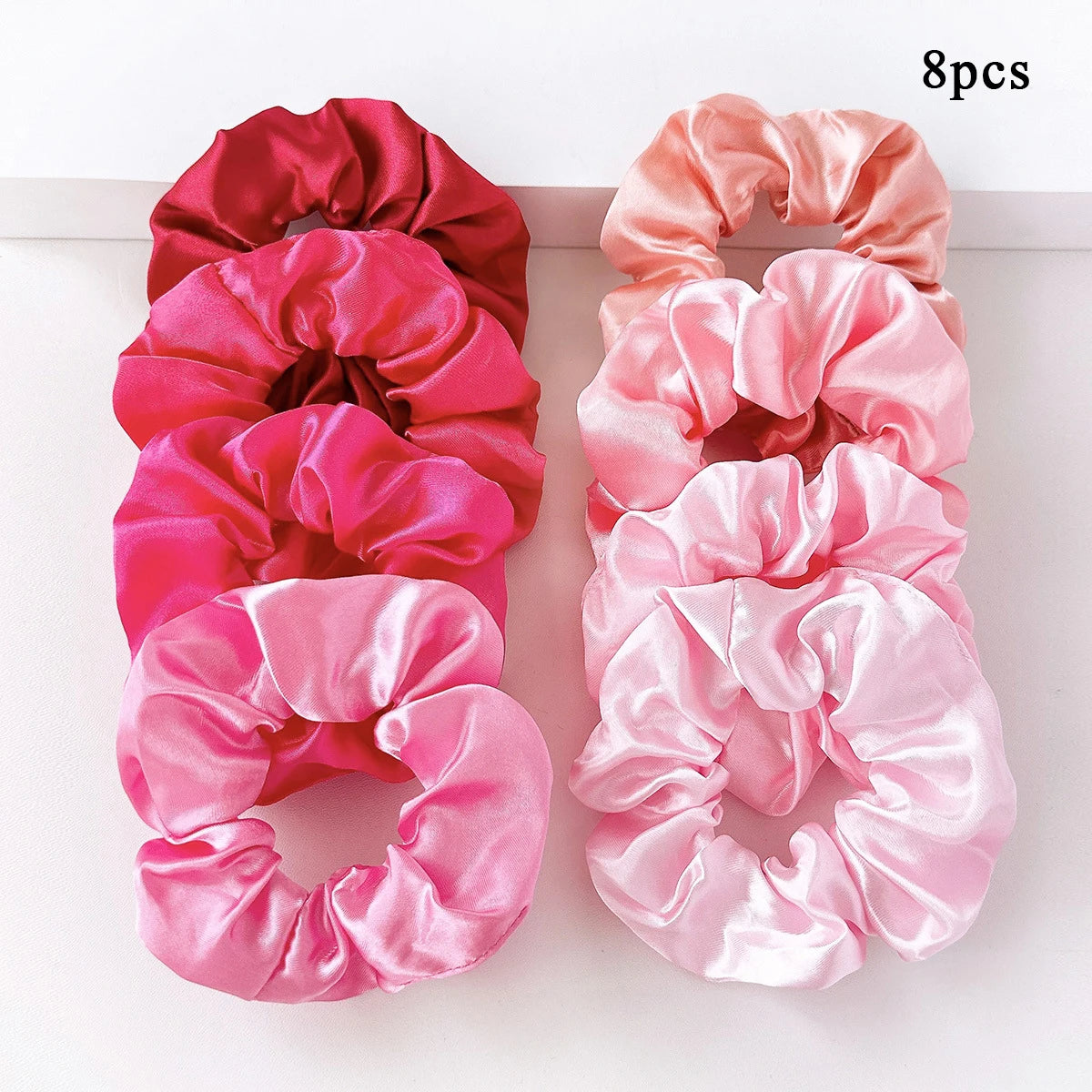 6/10/20pcs Silk Hair Scrunchies