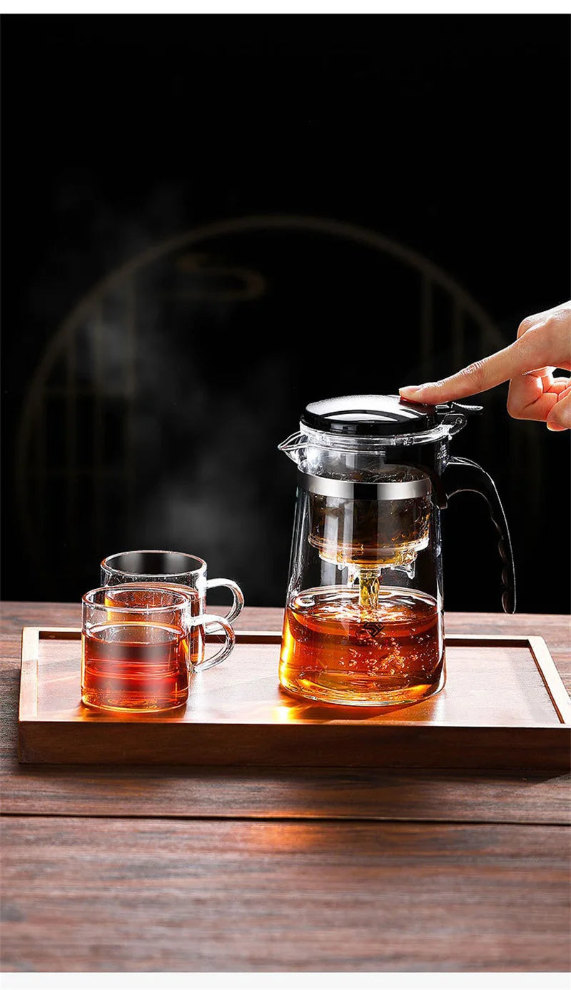 One-click filtering Tea Pot
