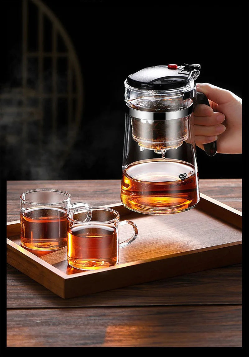 One-click filtering Tea Pot