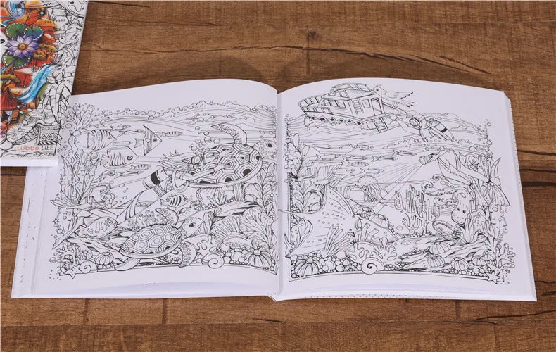 Trip to Africa Coloring Book (96 Pages)
