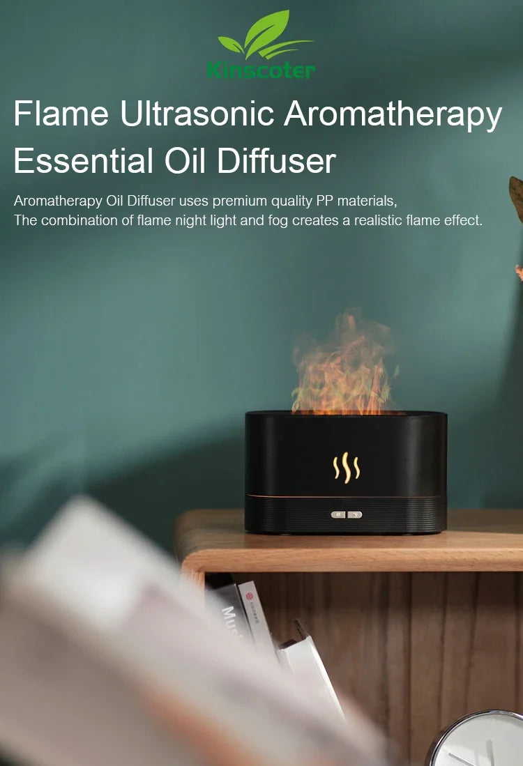 Flame Aroma Diffuser Air Humidifier