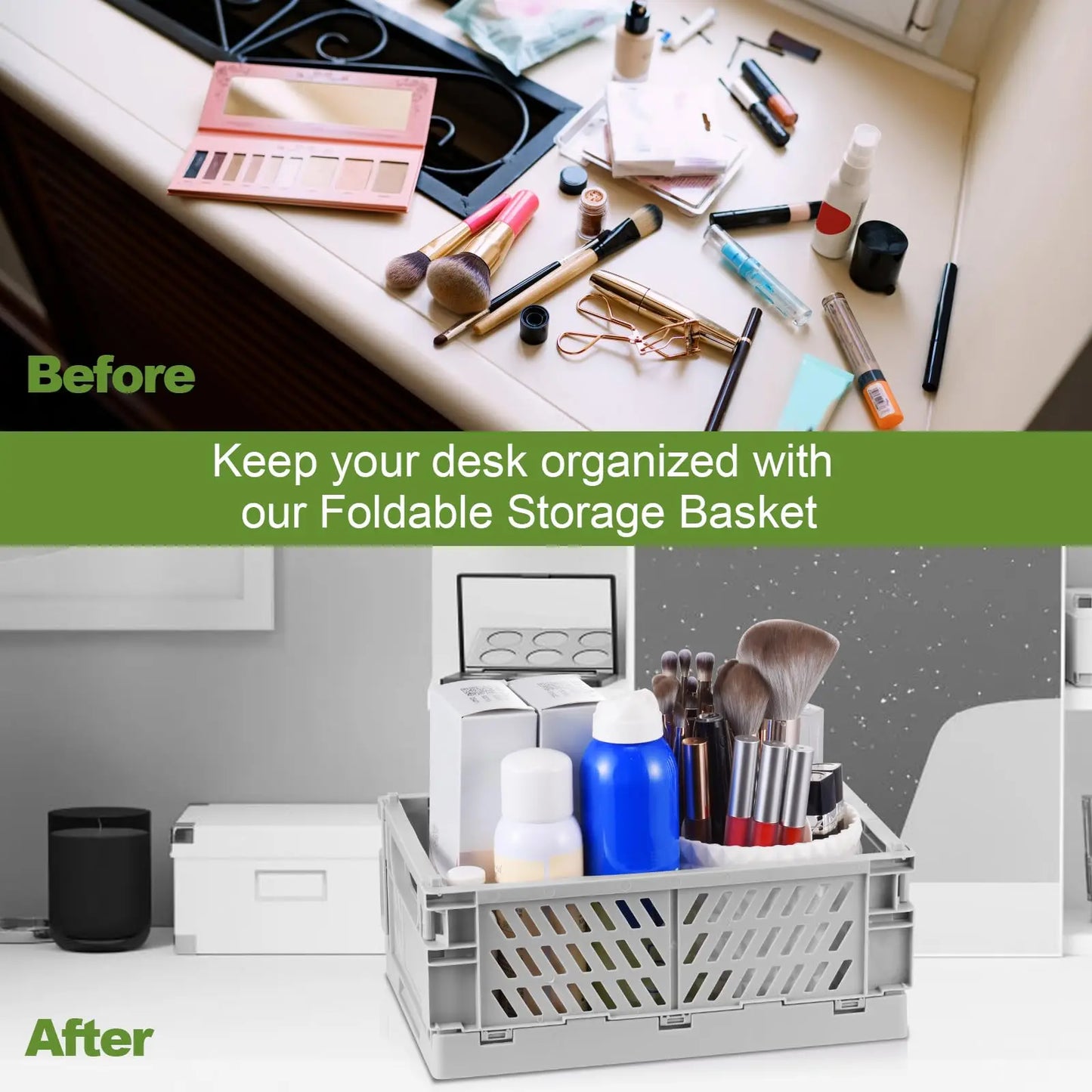 Pastel Collapsible Storage Crates
