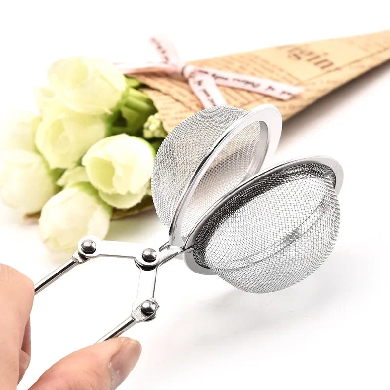 Press Stainless Steel Tea Ball Infuser