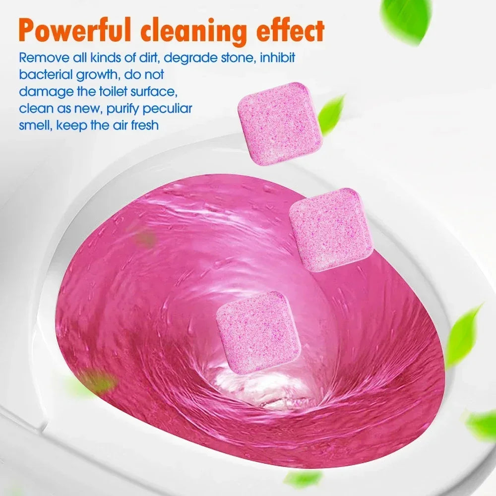 3-20Pcs Toilets Cleaning Effervescent Tablet Toilet Cleaner Deodorant Remover Urine Stain Yellow Dirt Home Batnroom Cleaning