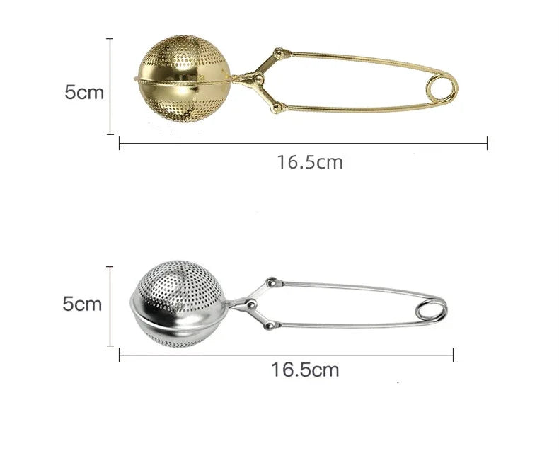 Press Stainless Steel Tea Ball Infuser