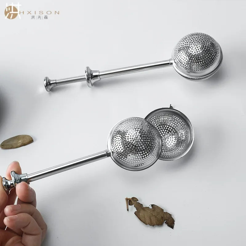 Press Stainless Steel Tea Ball Infuser