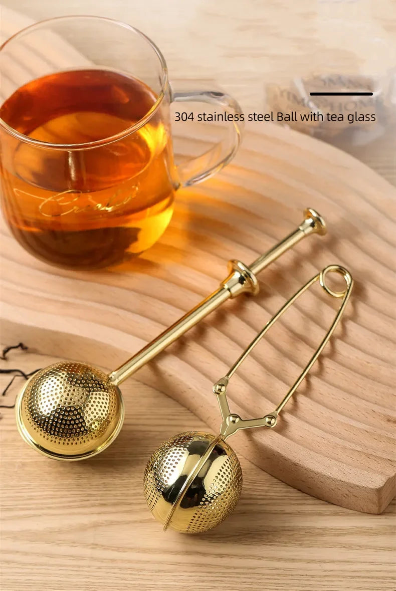 Press Stainless Steel Tea Ball Infuser