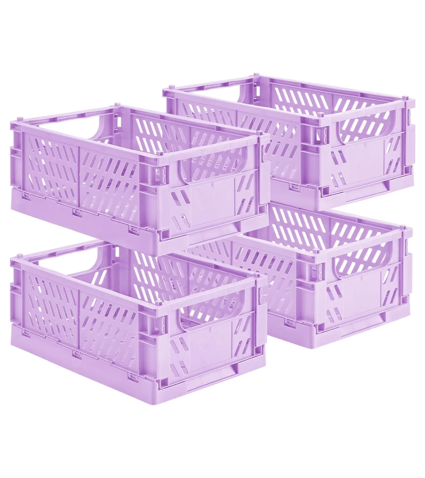 Pastel Collapsible Storage Crates