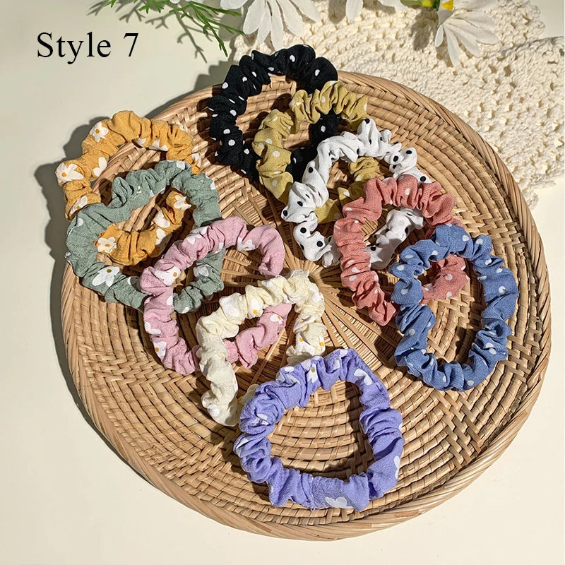 6/10/20pcs Silk Hair Scrunchies