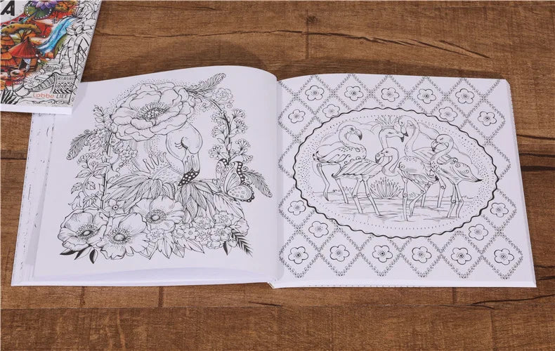 Trip to Africa Coloring Book (96 Pages)