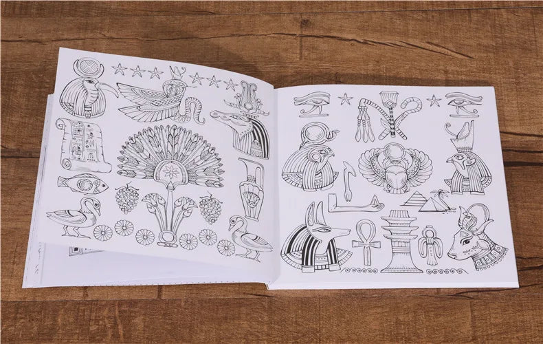 Trip to Africa Coloring Book (96 Pages)