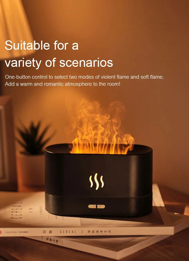 Flame Aroma Diffuser Air Humidifier