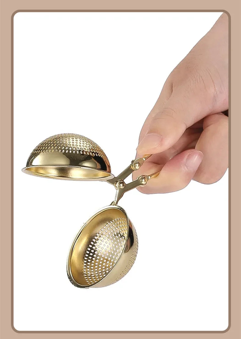 Press Stainless Steel Tea Ball Infuser