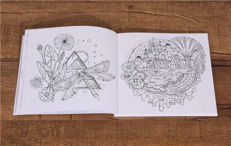 Trip to Africa Coloring Book (96 Pages)