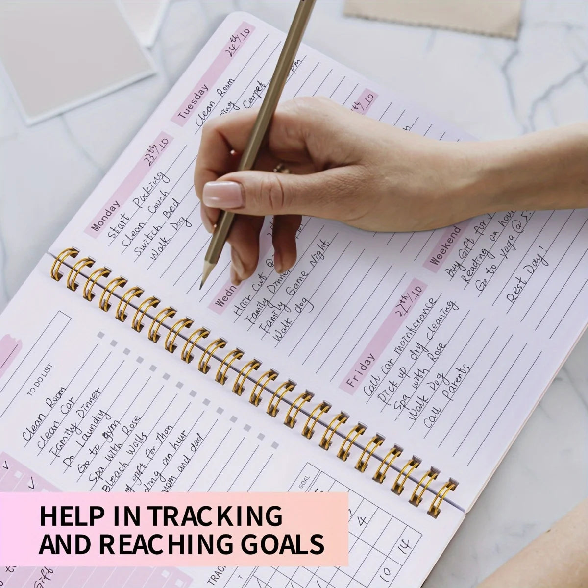 Weekly Planner & Notebook