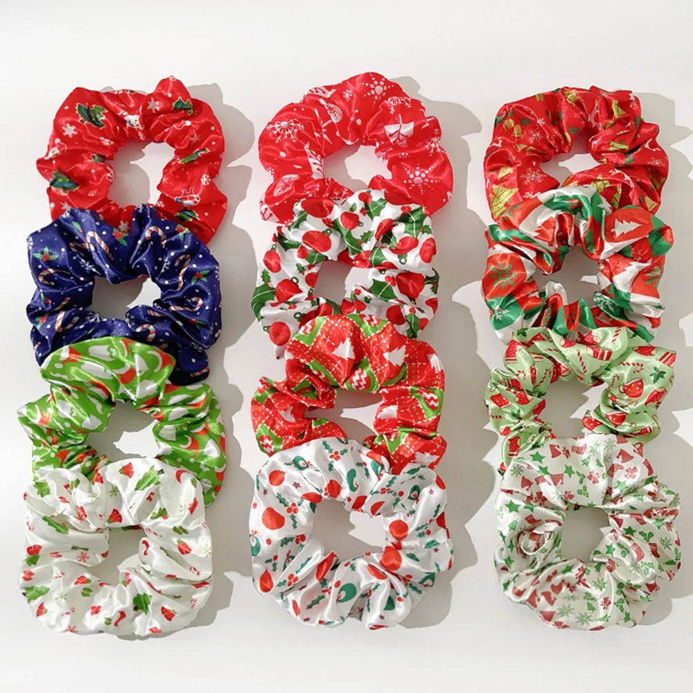 6/10/20pcs Silk Hair Scrunchies