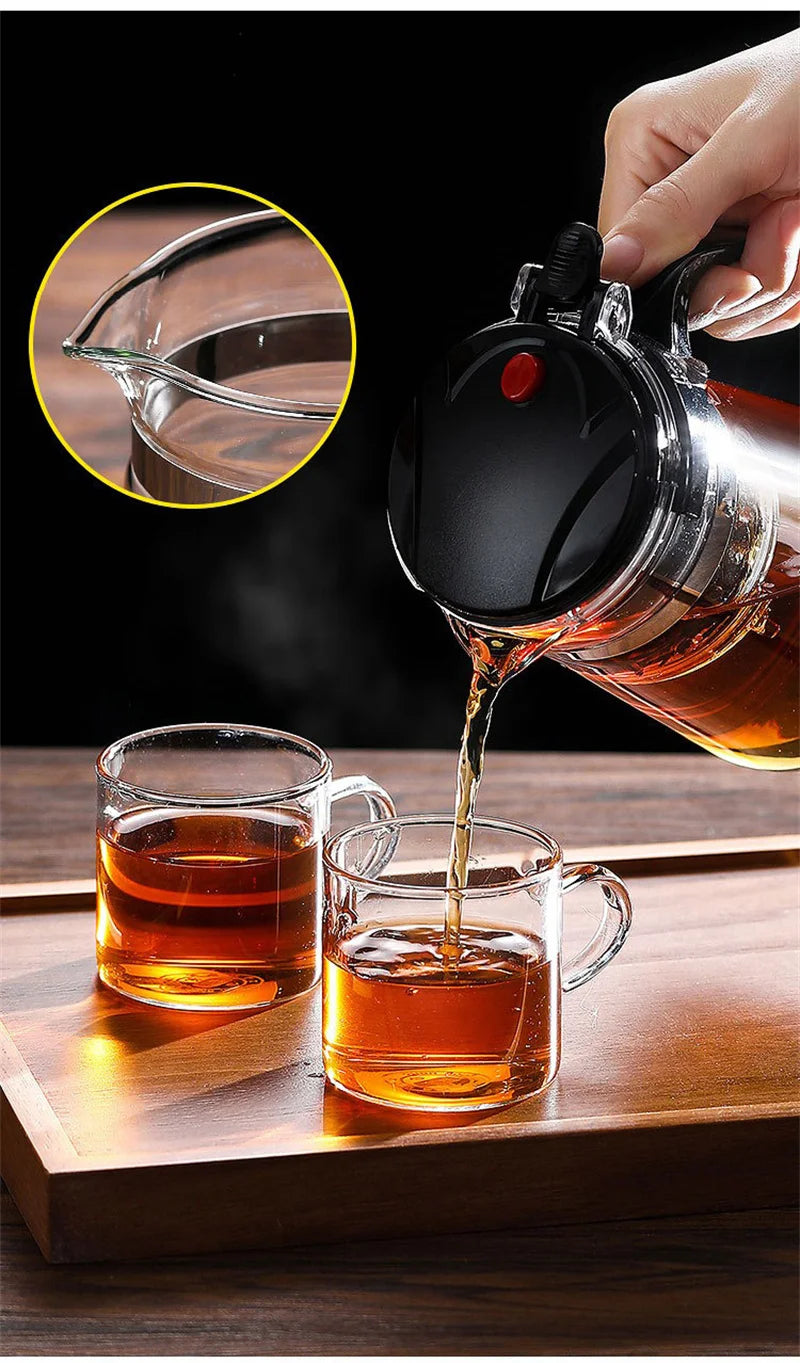 One-click filtering Tea Pot