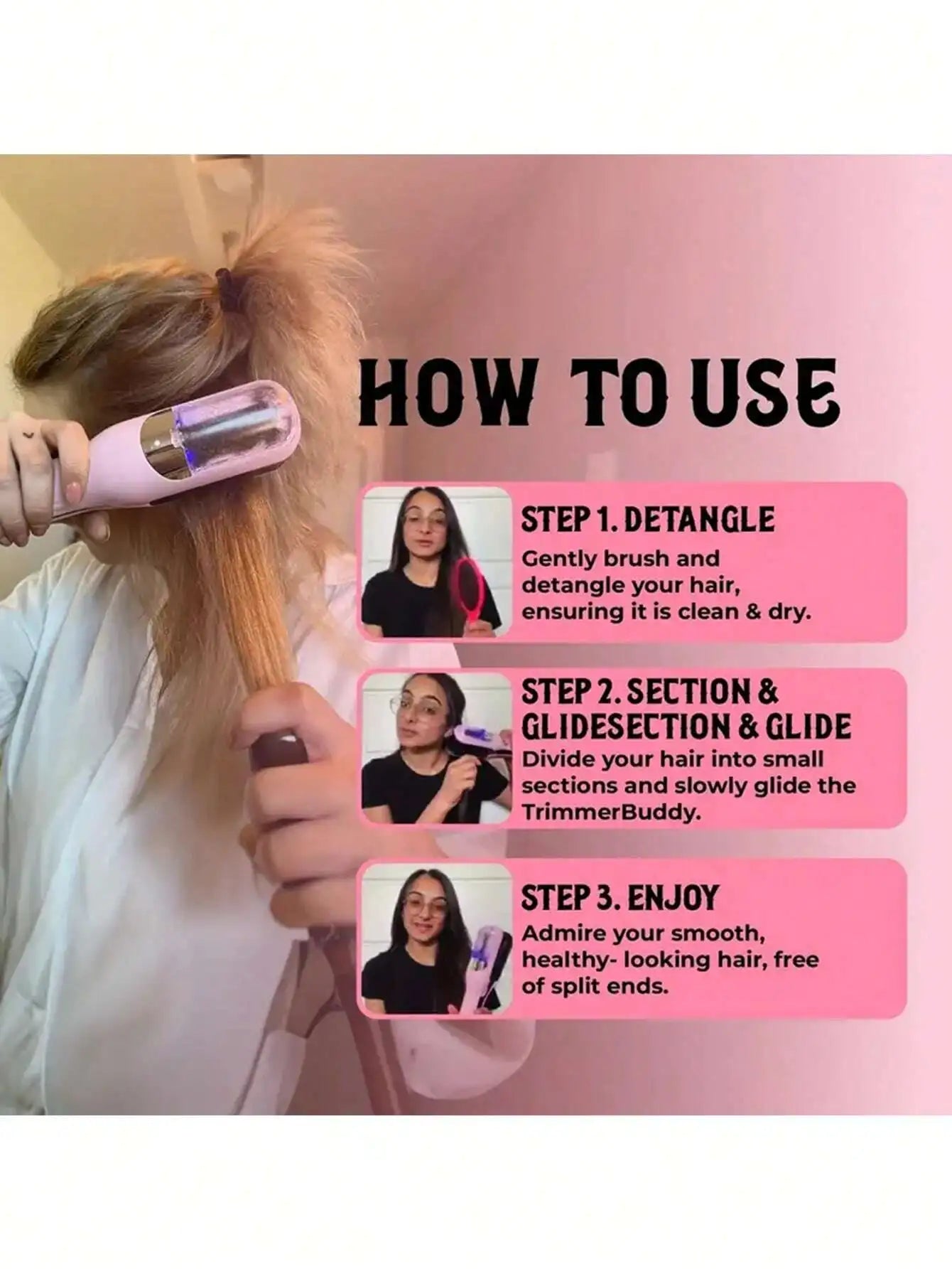 Rechargeable Split Ends Trimmer