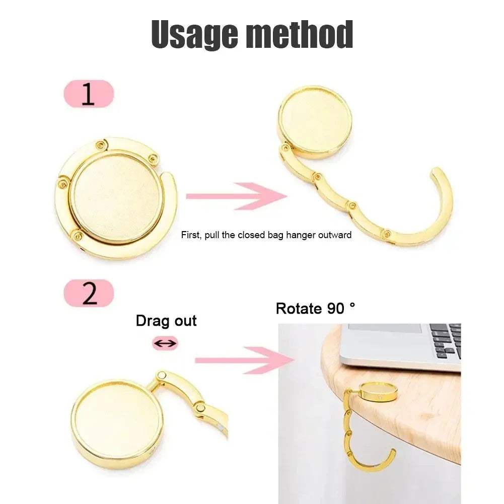 Folding Hook Handbag Holder
