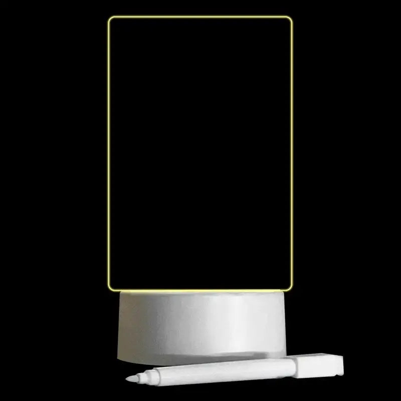 Creative Transparent 2D Acrylic Daily Note Board