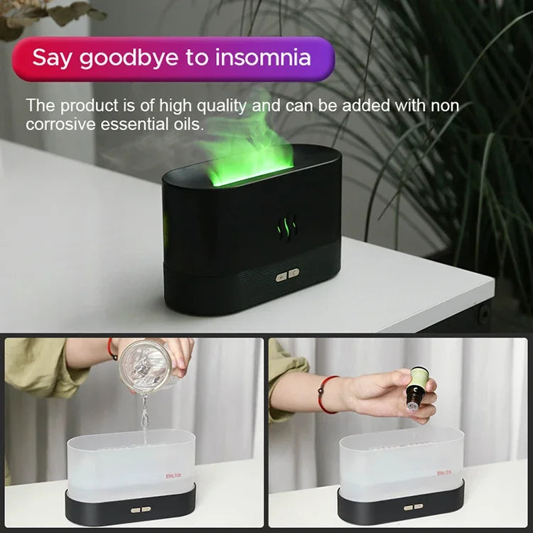 Flame Aroma Diffuser Air Humidifier