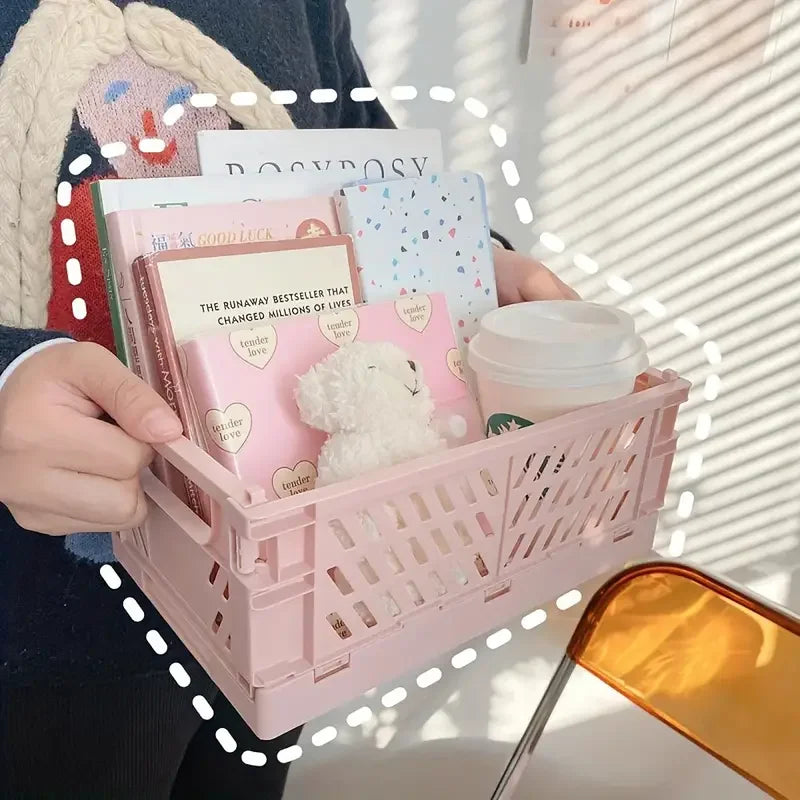 Pastel Collapsible Storage Crates