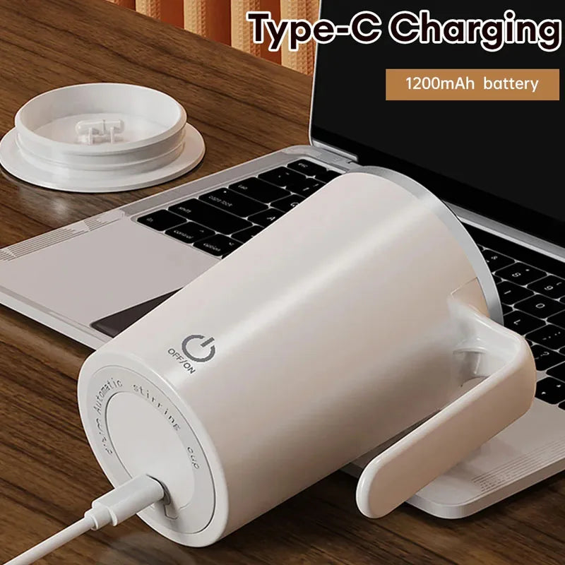 Automatic Self Stirring Mug with Handle