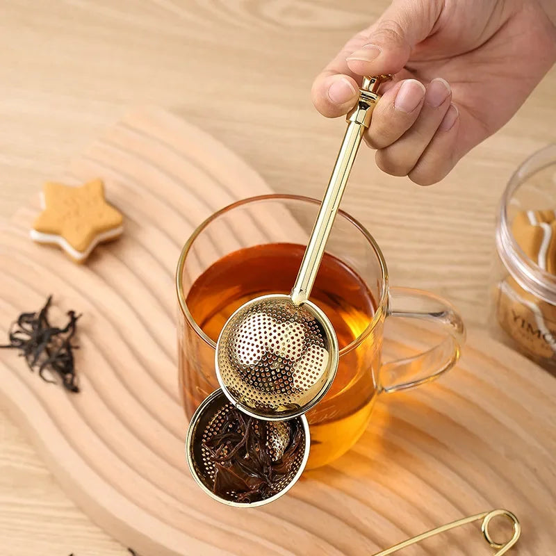 Press Stainless Steel Tea Ball Infuser