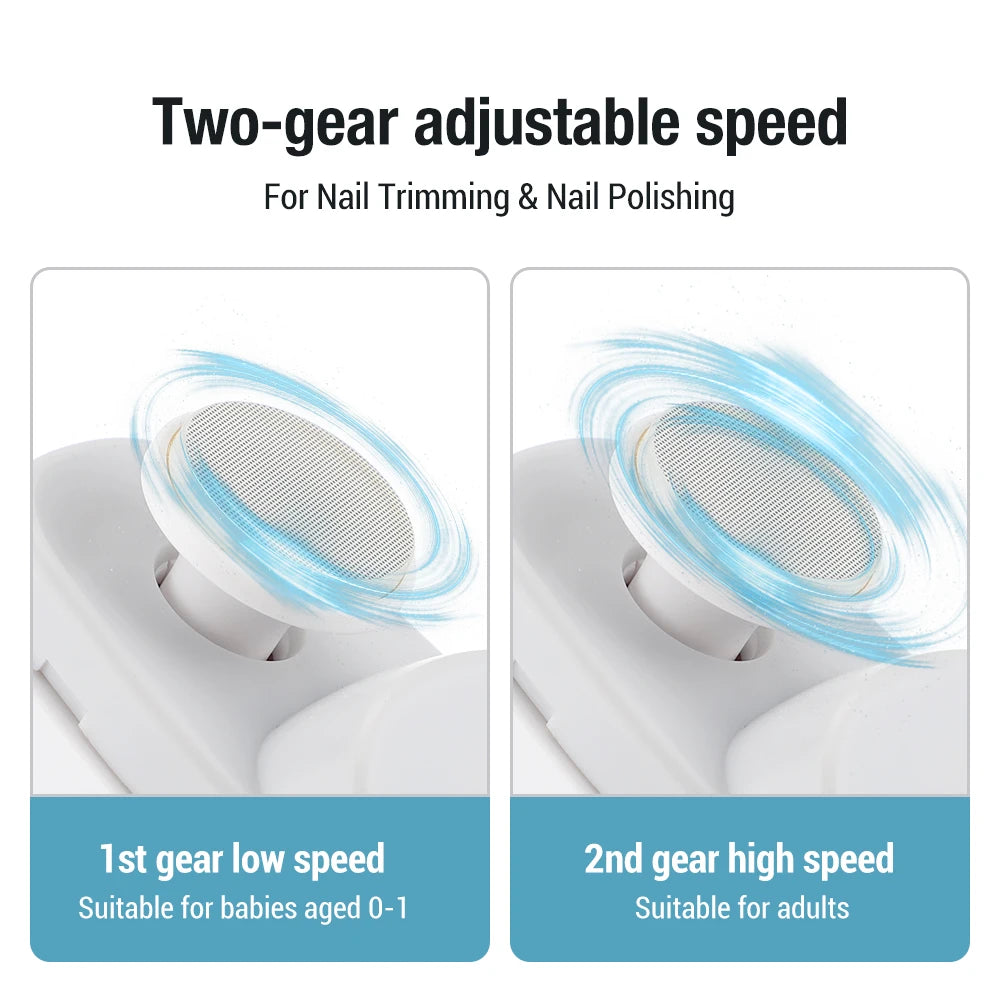 2 In 1 Electric Nail Trimmer & File