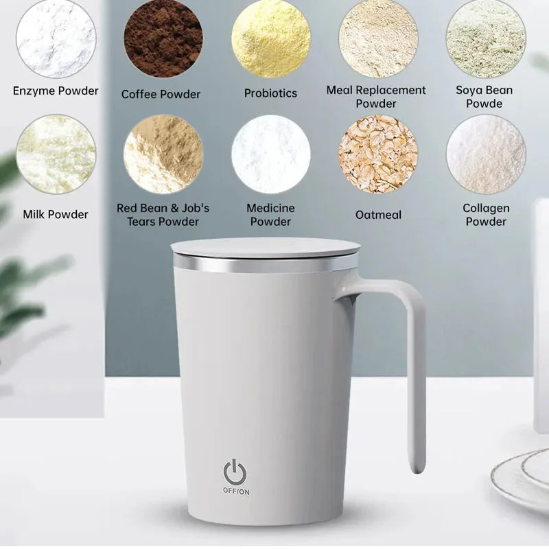 Automatic Self Stirring Mug with Handle