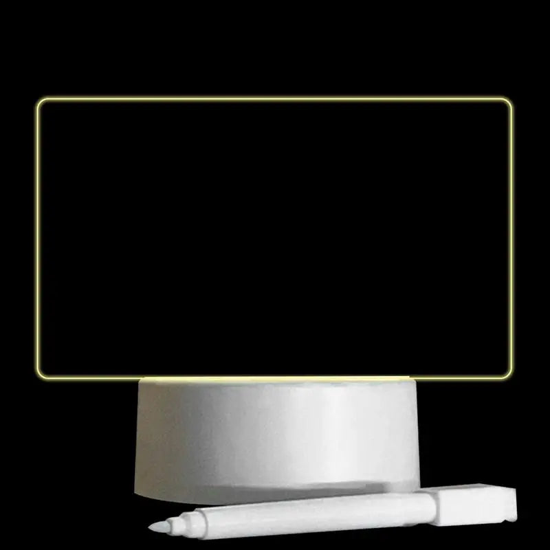 Creative Transparent 2D Acrylic Daily Note Board