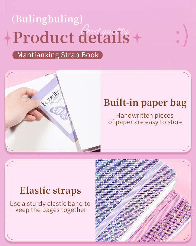 Starry Sky Leather Journal
