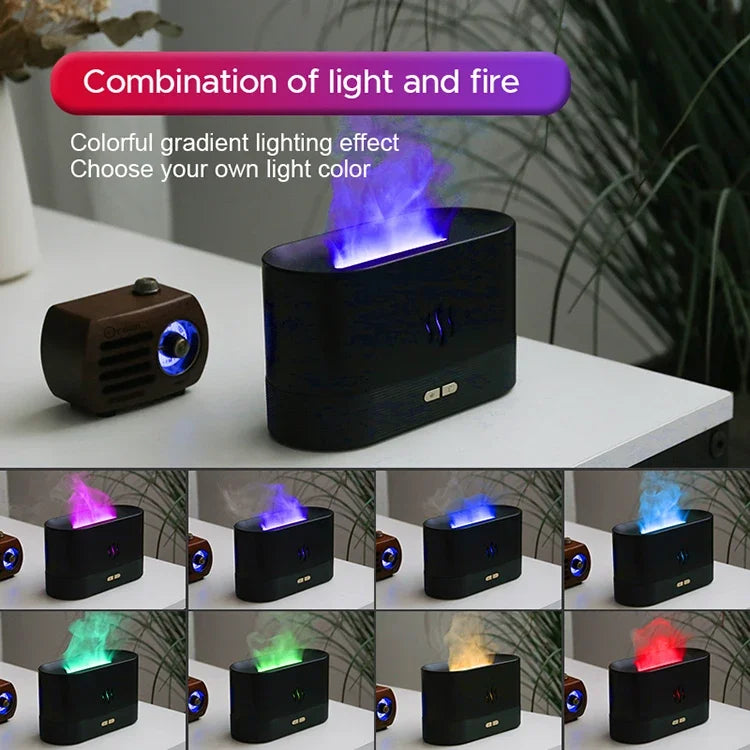 Flame Aroma Diffuser Air Humidifier