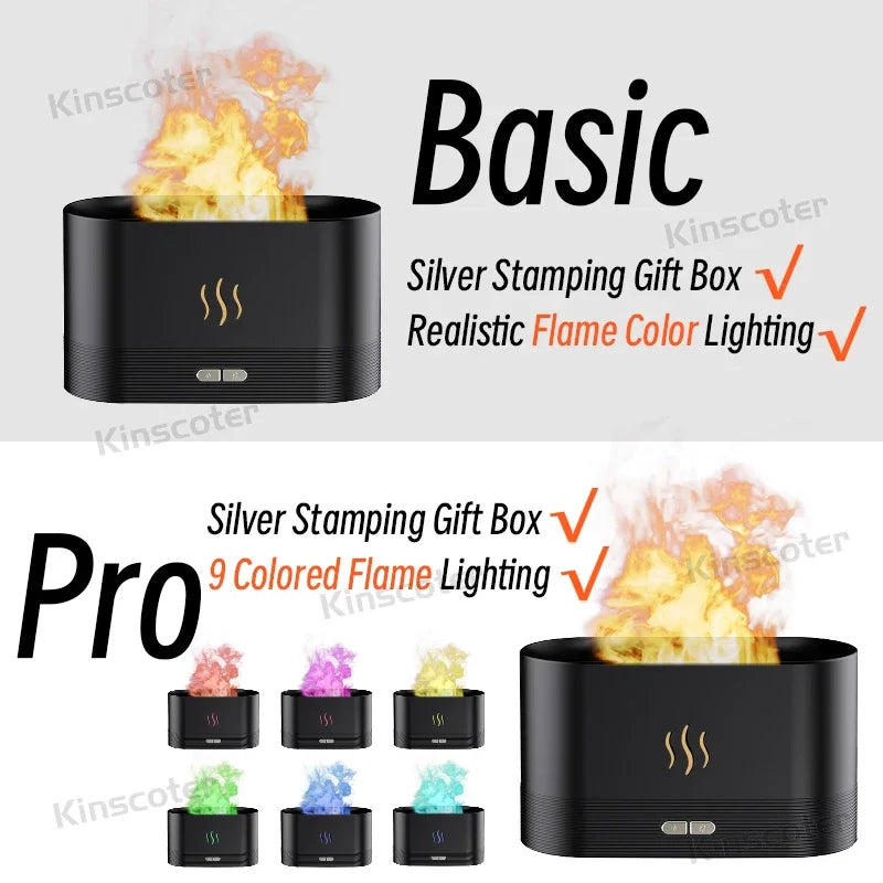 Flame Aroma Diffuser Air Humidifier