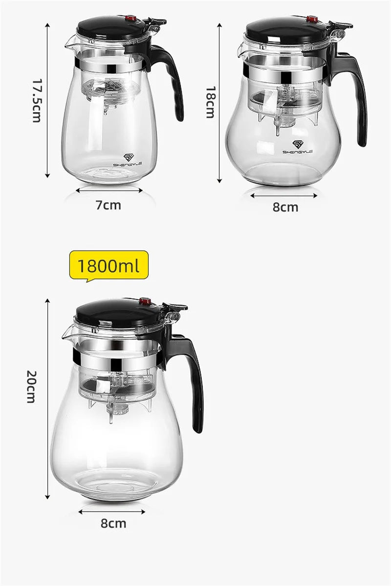 One-click filtering Tea Pot