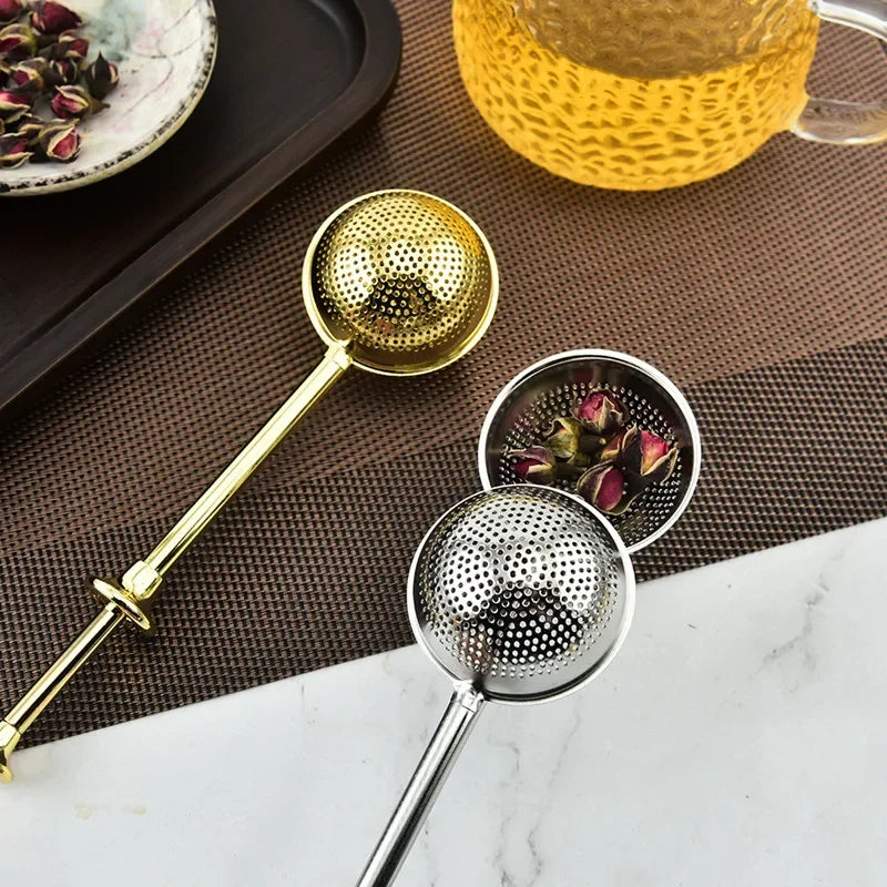Press Stainless Steel Tea Ball Infuser