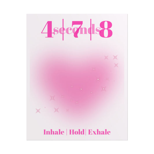 4-7-8 Breathing Poster