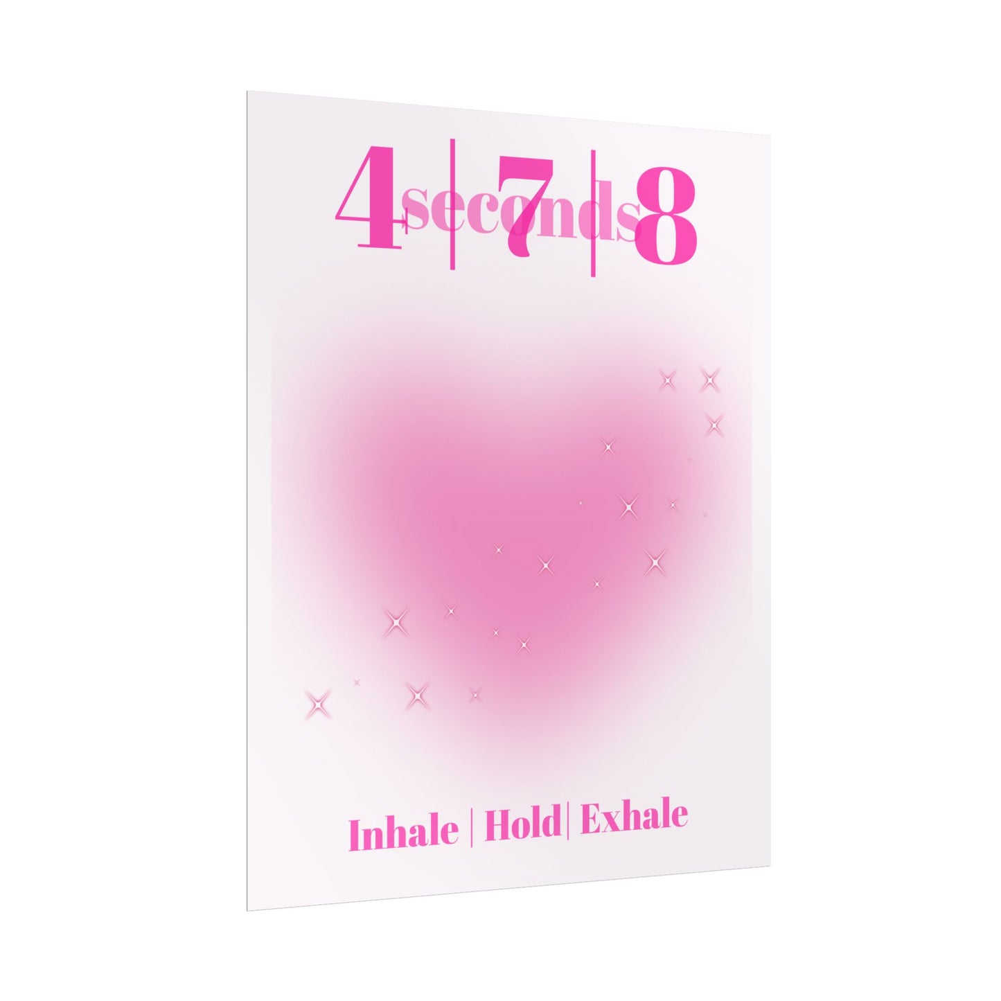 4-7-8 Breathing Poster