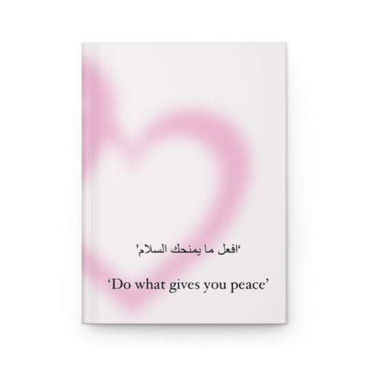 Matte Journal - Peace and Happiness Quote