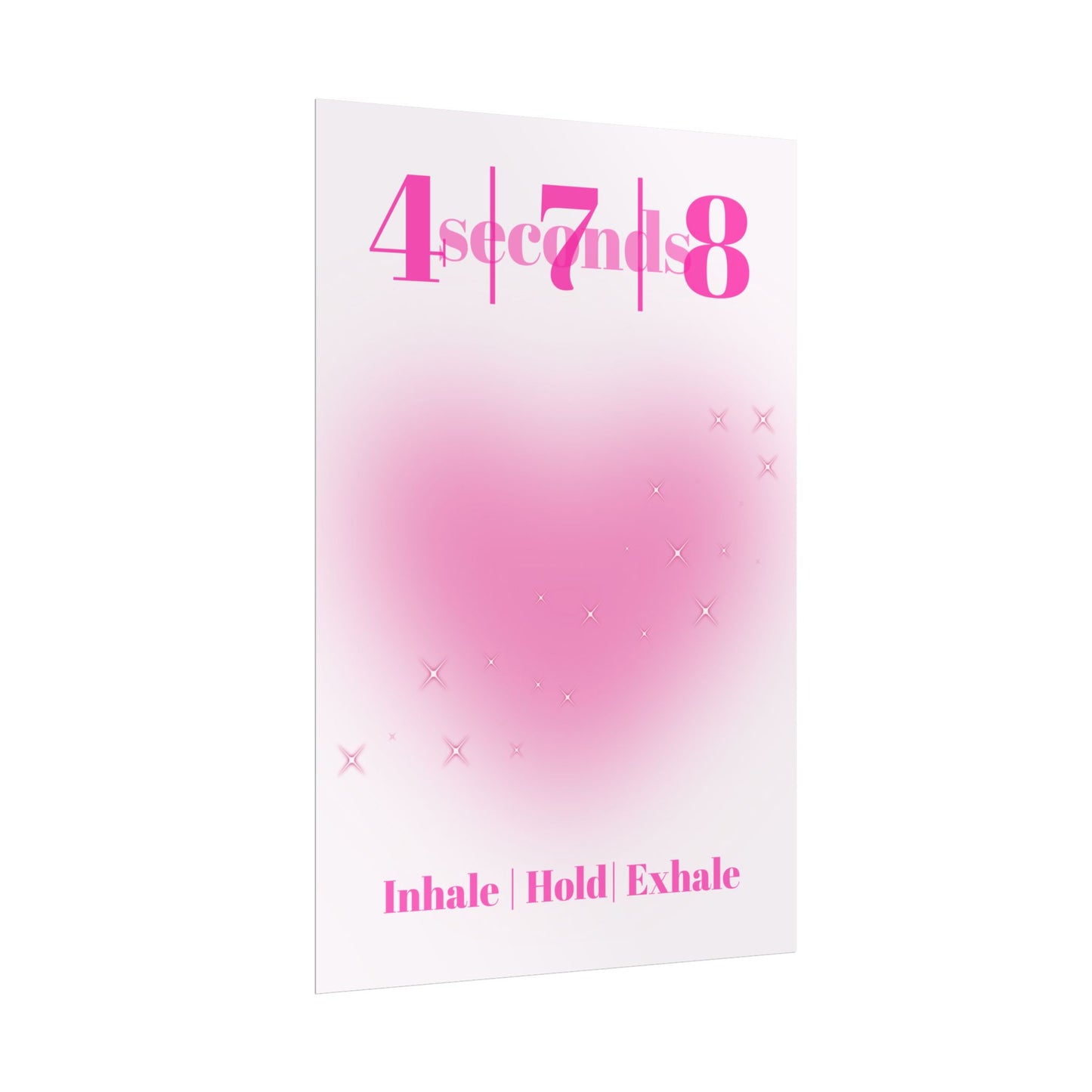 4-7-8 Breathing Poster