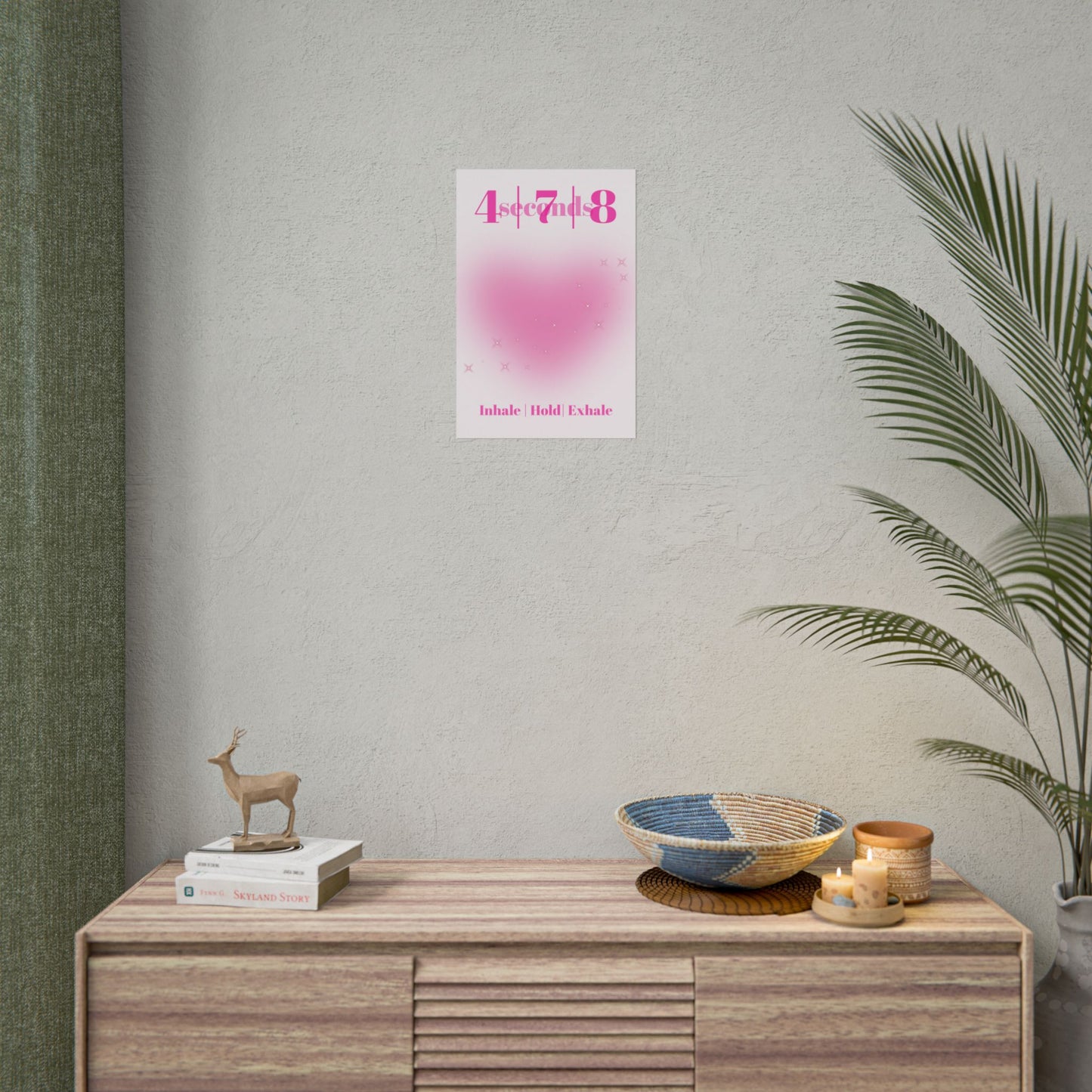 4-7-8 Breathing Poster