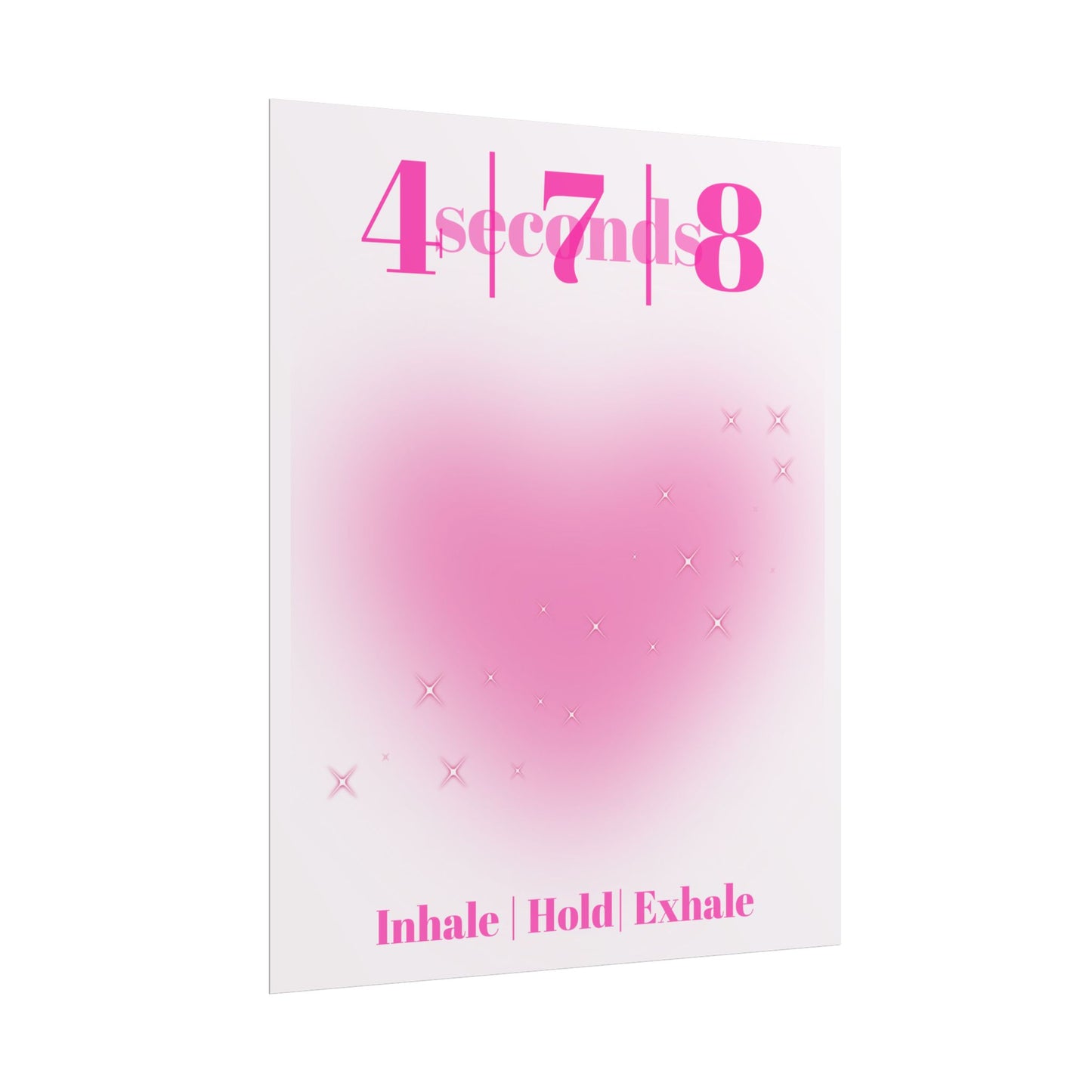 4-7-8 Breathing Poster