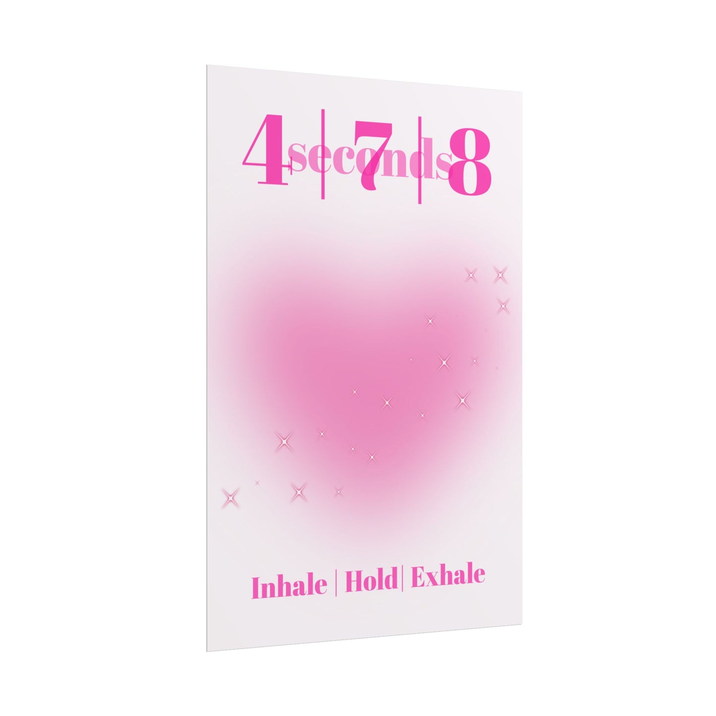 4-7-8 Breathing Poster