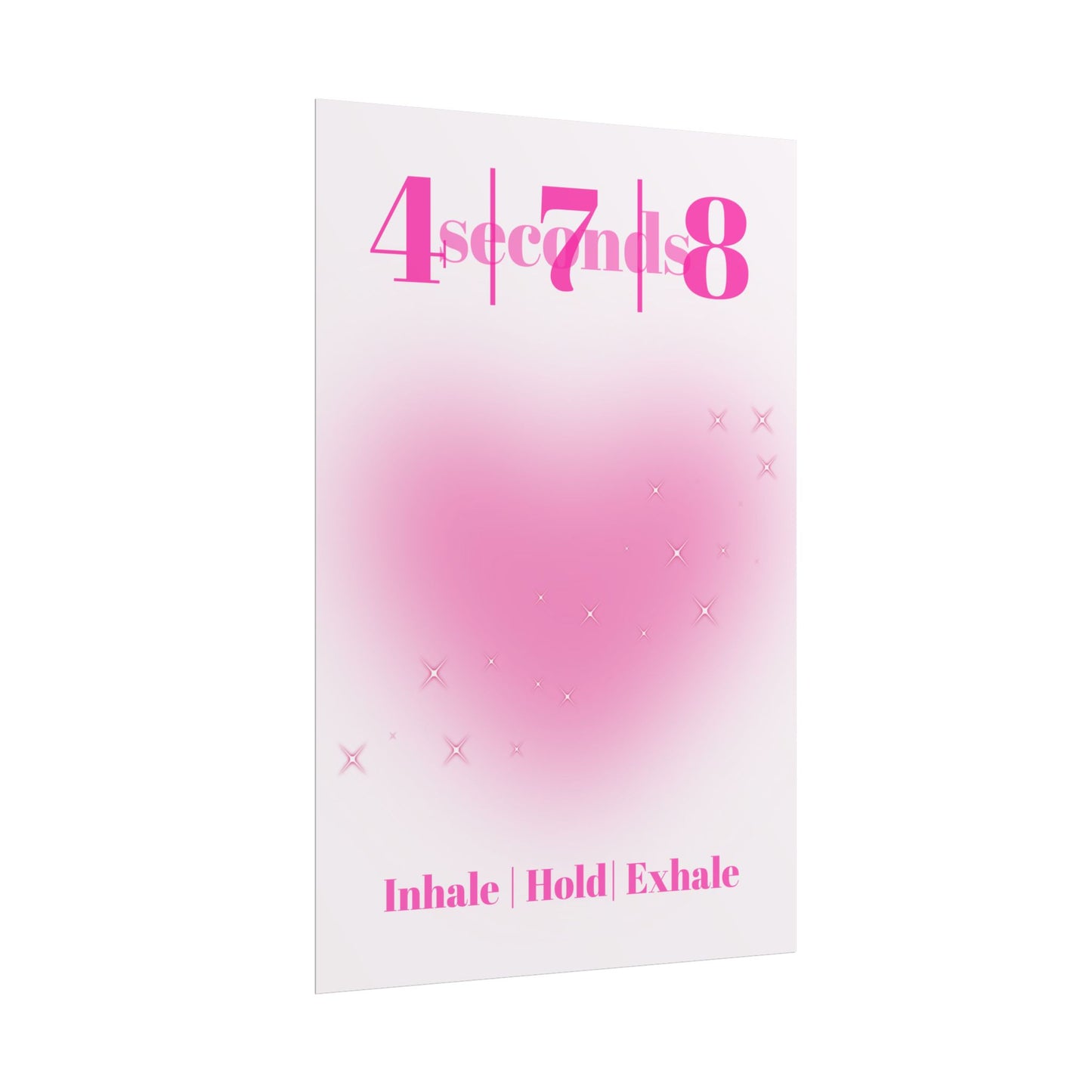 4-7-8 Breathing Poster