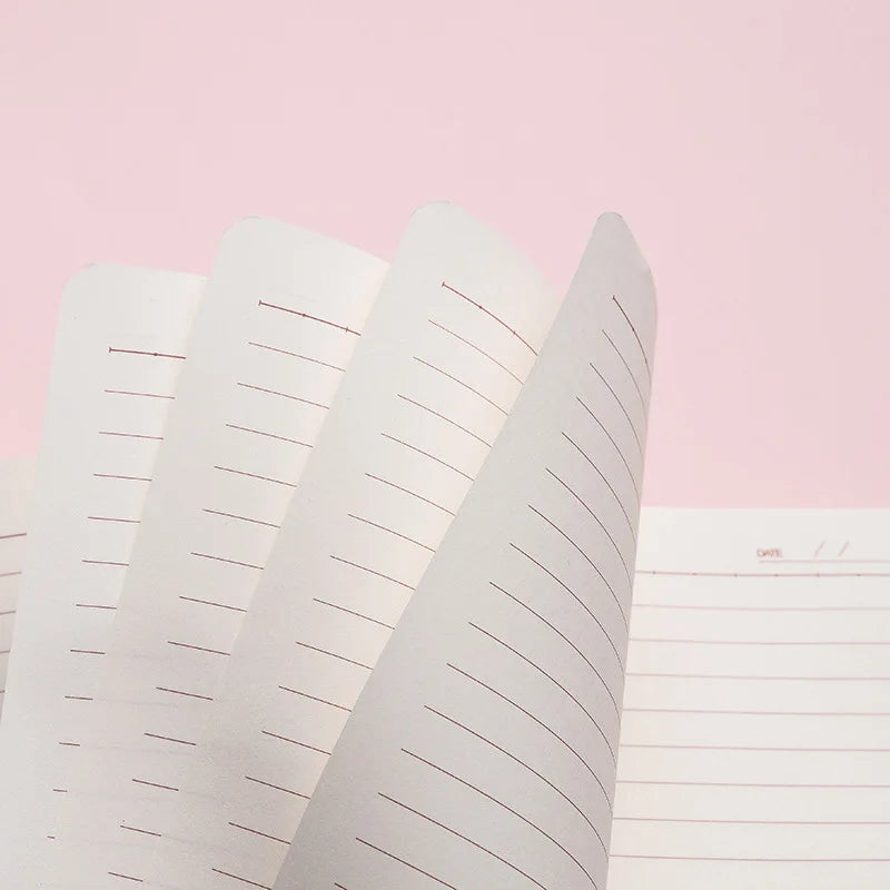 Cute Notebook with Heart Locket