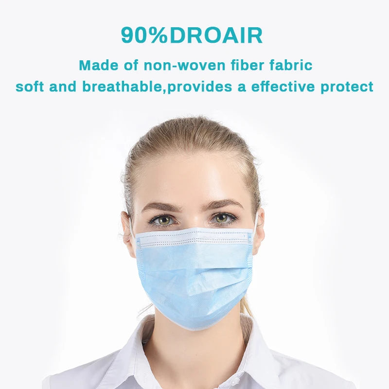 Disposable Earloop 3 Layered Protective Mask