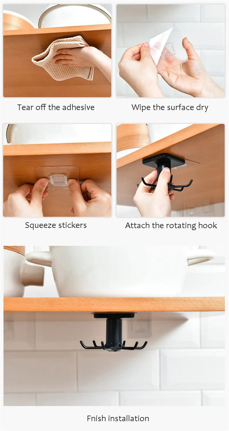 Kitchen Hook Organizer