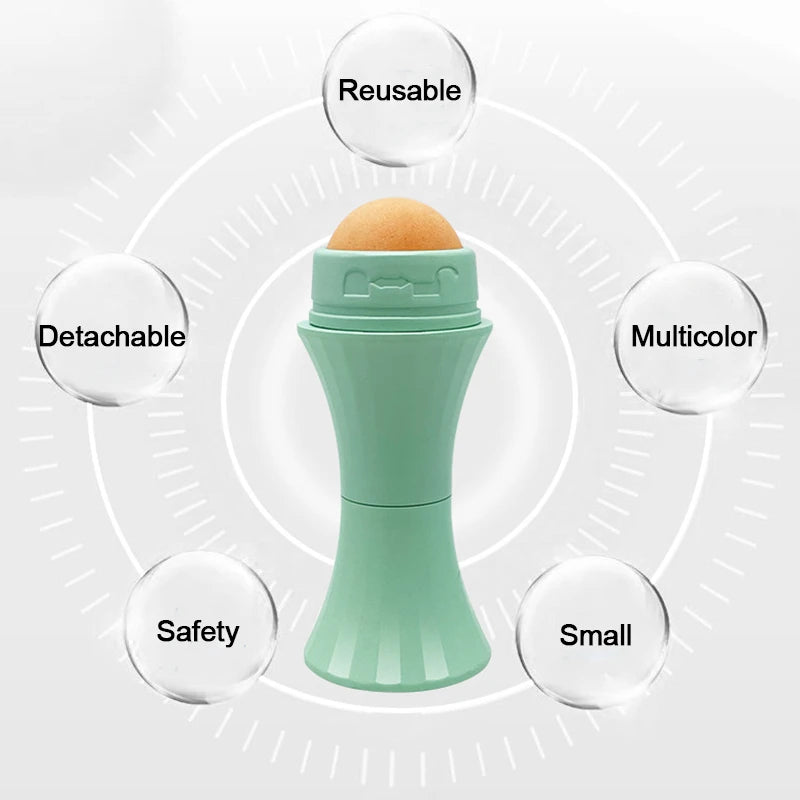 2 in 1 Oil Control Natural Volcanic Face Roller